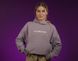 UNISEX Hoody "Decision Making Center" for spring, Lavender, XS 222-02-002 фото 9