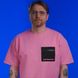 Oversize футболка «Матюкаюся»‎ Рожевий, XS 111-02-020 фото 1