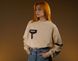 Women's sweatshirt "Rozliudnena", Cappuccino, S 224-02-001 фото 3