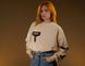 Women's sweatshirt "Rozliudnena", Cappuccino, S 224-02-001 фото 4