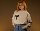 Women's sweatshirt "Rozliudnena", Cappuccino, L 224-02-001 фото 4