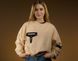 Women's sweatshirt "Rozliudnena", Cappuccino, L 224-02-001 фото 5