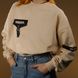 Women's sweatshirt "Rozliudnena", Cappuccino, L 224-02-001 фото 2