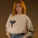 Women's sweatshirt "Rozliudnena", Cappuccino, L 224-02-001 фото 1