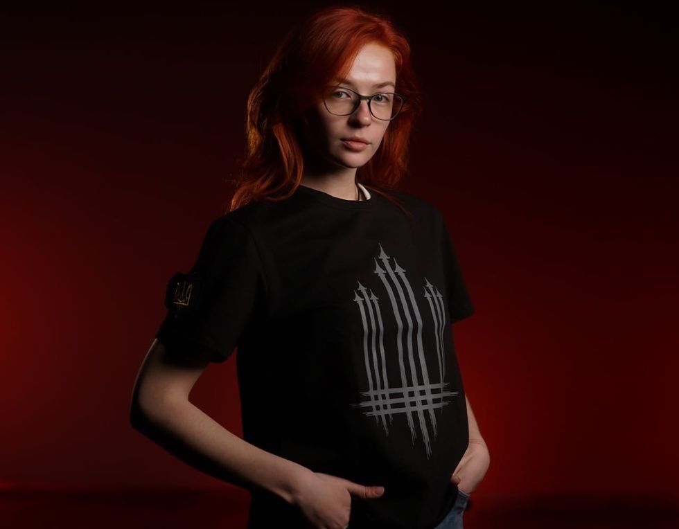 T-shirt "Trident F16", Black, XS 111-01-004 фото