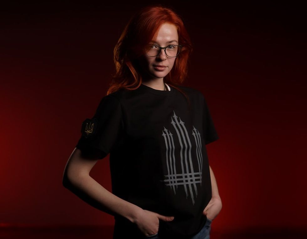 T-shirt "Trident F16", Black, XS 111-01-004 фото