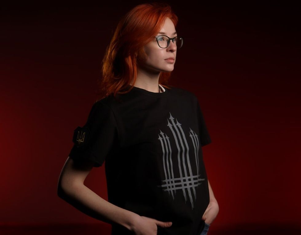 T-shirt "Trident F16", Black, XS 111-01-004 фото