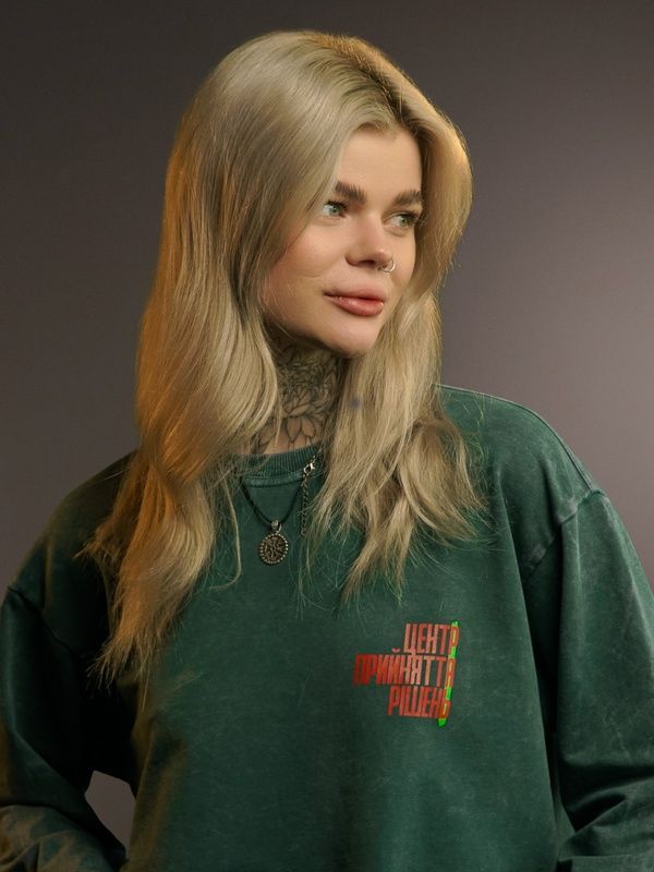 Oversize long-sleeve &laquo;Center&raquo; 120-02-112 фото