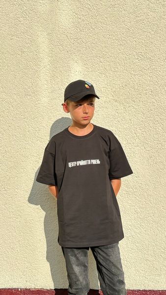 Дитяча oversize футболка «Центр Прийняття Рішень», Чорний, 3-4 роки 111-03-001 фото