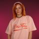 Oversized T-shirt Enjoy It "Cut the Russian" , Pink, XS 111-02-016 фото 3