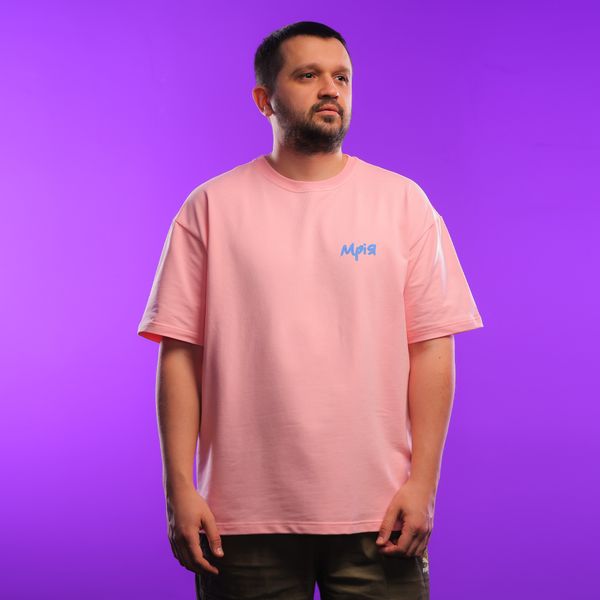 Oversize t-shirt "Dream", Pink, S/M 112-02-020 фото