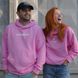 UNISEX Hoody "rusni p+zda" for autumn, Pink, XS 222-02-002 фото 2