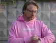 UNISEX Hoody "Decision Making Center" for spring, Pink, S-M