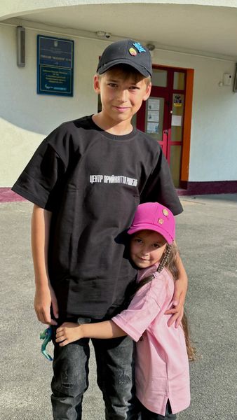 Дитяча oversize футболка «Центр Прийняття Рішень», Рожевий, 5-6 роки 111-03-001 фото