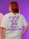 Oversize футболка &laquo;Мрія&raquo;, М'ята, L/XL 112-02-020 фото 2