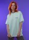 Oversize футболка &laquo;Мрія&raquo;, М'ята, L/XL 112-02-020 фото 1