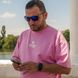 Oversized T-shirt "rusni p+zda", Pink, XS 111-02-008 фото 1