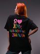 Oversize t-shirt "Dream", black, L/XL 112-02-021 фото