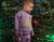 Дитячий костюм на флісі з принтом «Ялинка F16», Лаванда, 1-2 роки 111-06-001 фото