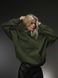UNISEX Худі на флісі зимовий Oversize &laquo;Тризуб F16&raquo;&lrm;, Хакі, 2XL 222-10-001 фото 2