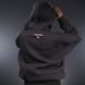 UNISEX Hoody Oversize "Trident F16" for winter, Grey, XS 222-10-001 фото 4