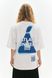 Oversized T-shirt Atlas United 2024, Milk, S/M 212-02-025 фото 2