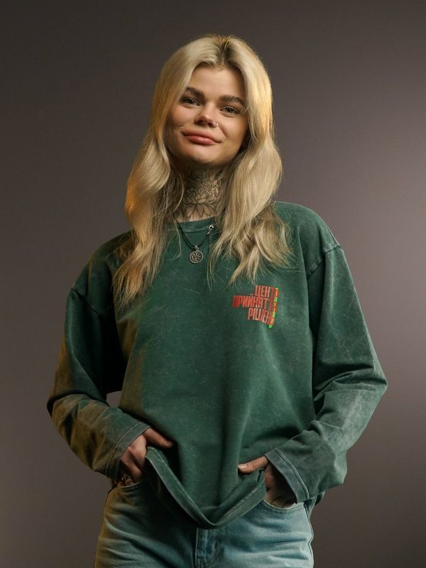 Oversize long-sleeve &laquo;Center&raquo; 120-02-112 фото