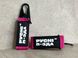 Fabric key ring with Velcro fastener "No fear", Pink 555-05-003 фото 2