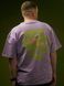 Oversized T-shirt "Decision-Making Center", Purple, XS 112-02-010 фото 5
